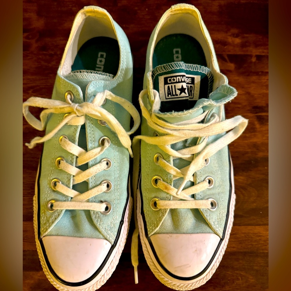 Ladies Mint/turquoise Converse sneakers